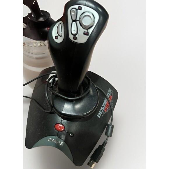Gravis Destroyer Aftershock 10515 USB Joystick Game Controller Flight Simulation - Picture 4 of 4
